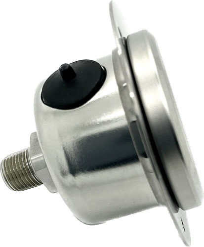 Rohrfeder-Manometer 40mm 0-40 bar 1/8" NPT rückseitig mittig